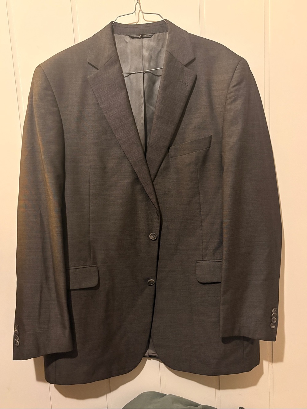 Vintage Jack Victor Collection Men’s 45L Wool Silk Sport Coat Blazer Gray